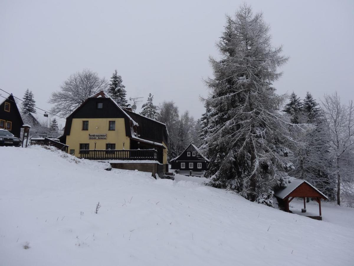 Horska Chata Hubert Bedřichov Buitenkant foto