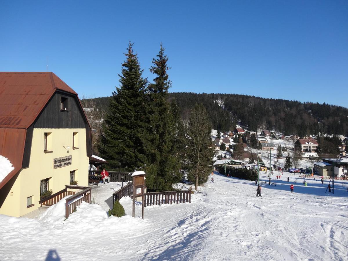Horska Chata Hubert Bedřichov Buitenkant foto